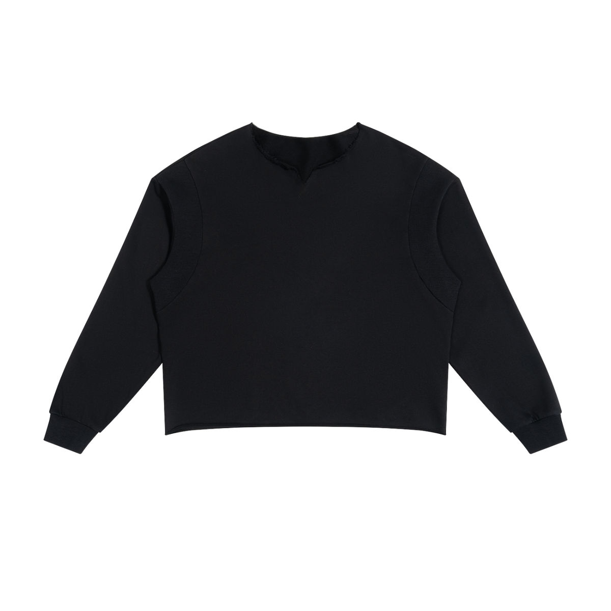 Raw Edge Boxy Sweatshirt