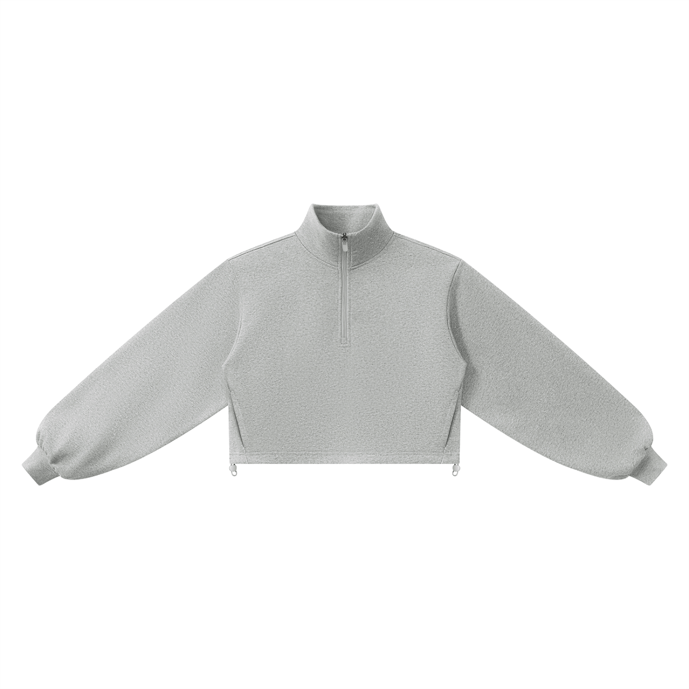 Mock-Neck Quarter-Zip Sweatshirt