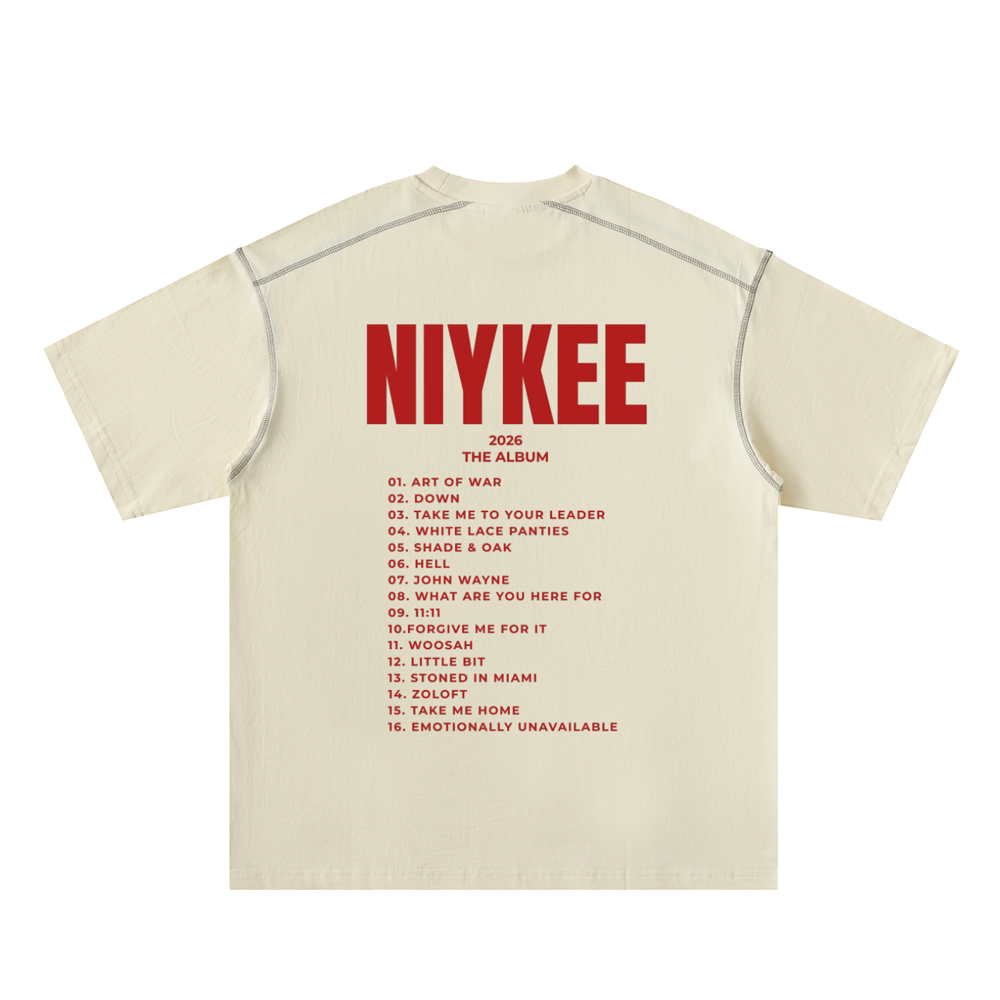 NIYKEE,ALBUM,MERCH,TEE