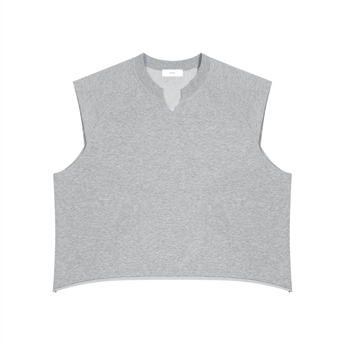 Men’s Boxy Raw Hem Tank Top