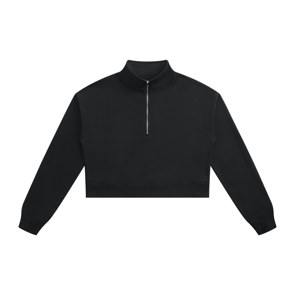Crop Quarter-Zip Sweatshirt
