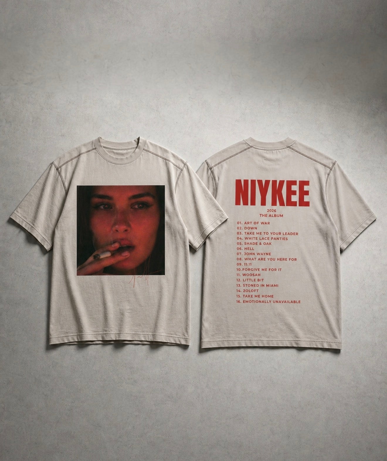 Official Niykee Album T-Shirt