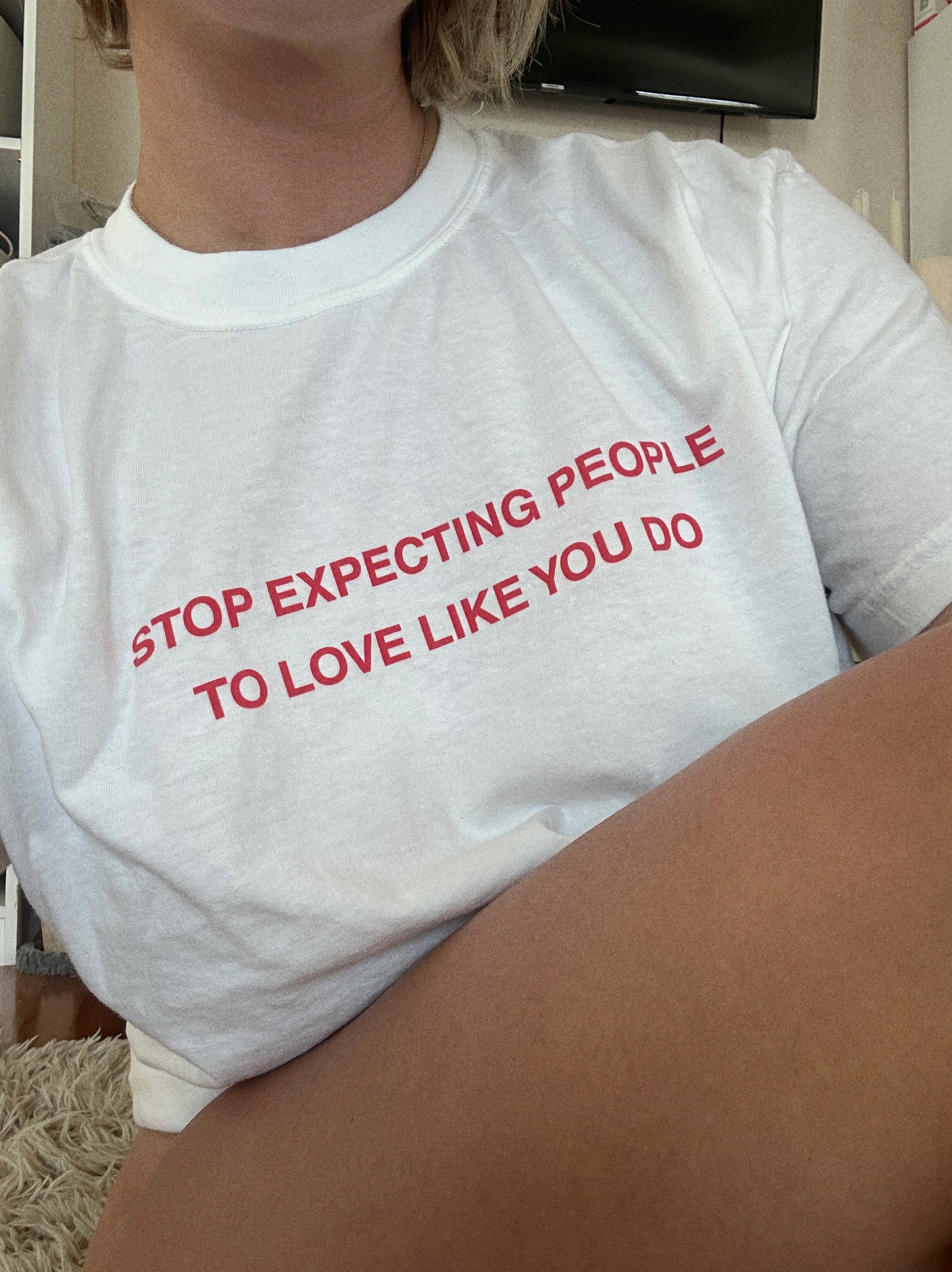 THE STOP EXPECTING TEE