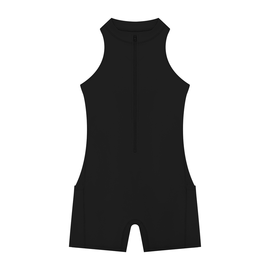 Women’s Quarter-Zip Yoga Romper