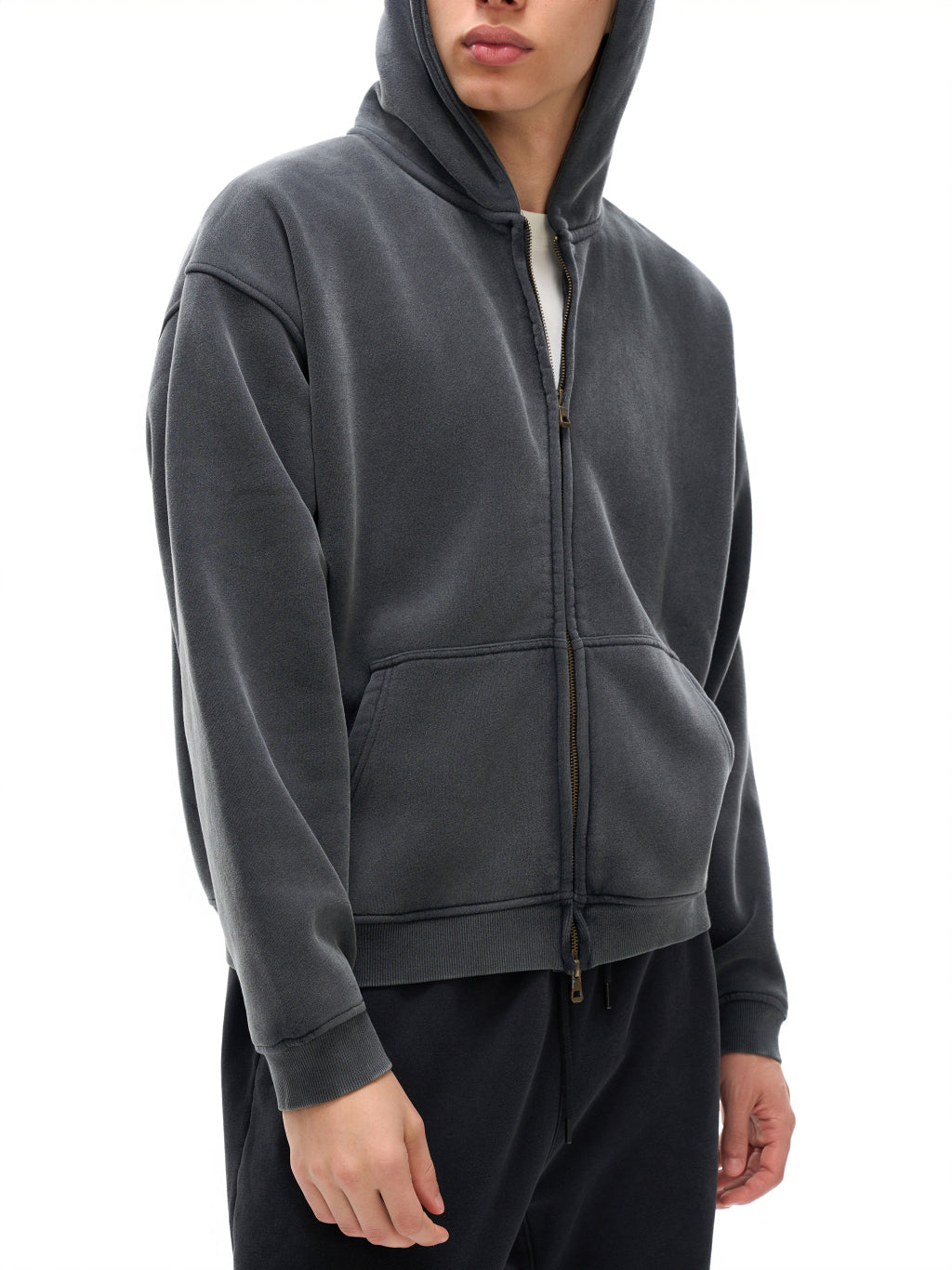 Unisex Boxy Fleece Hoodie
