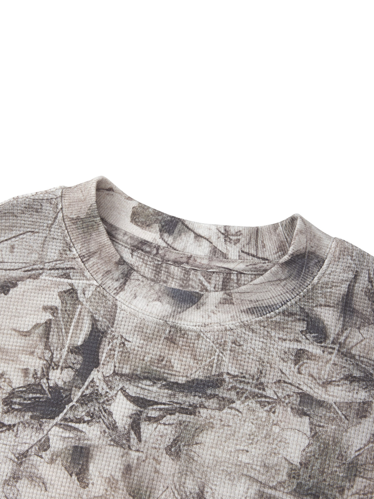 Unisex Camo Waffle T-Shirt