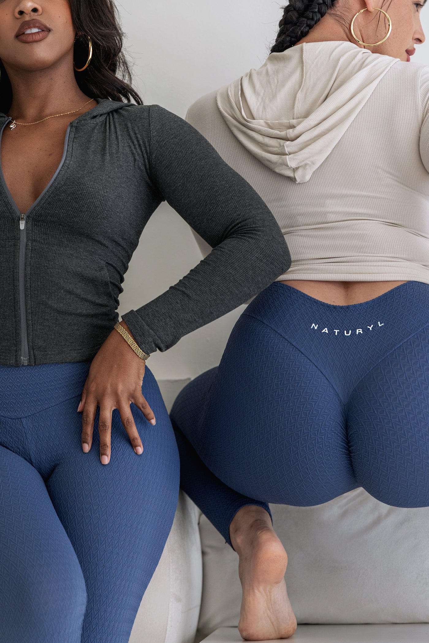 THE TEXTURED LOUNGE LEGGINGS · NATURYL