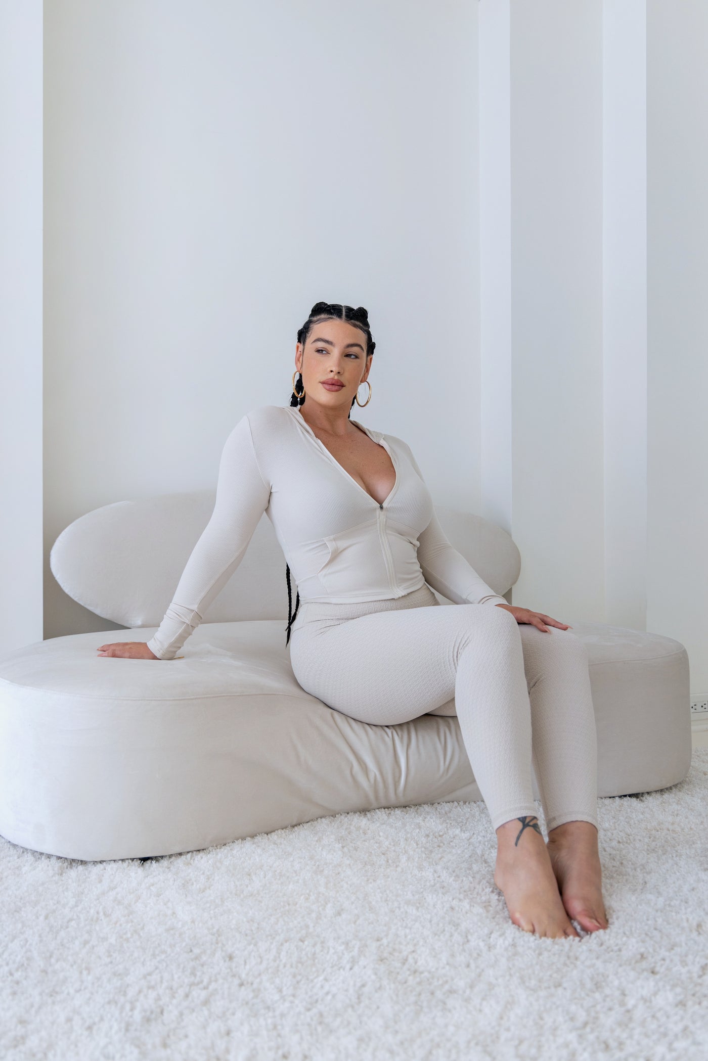 THE TEXTURED LOUNGE LEGGINGS