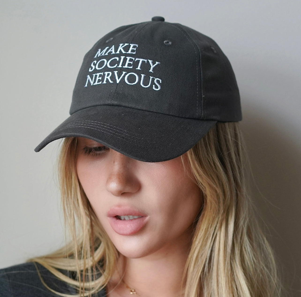 THE MAKE SOCIETY NERVOUS DAD HAT