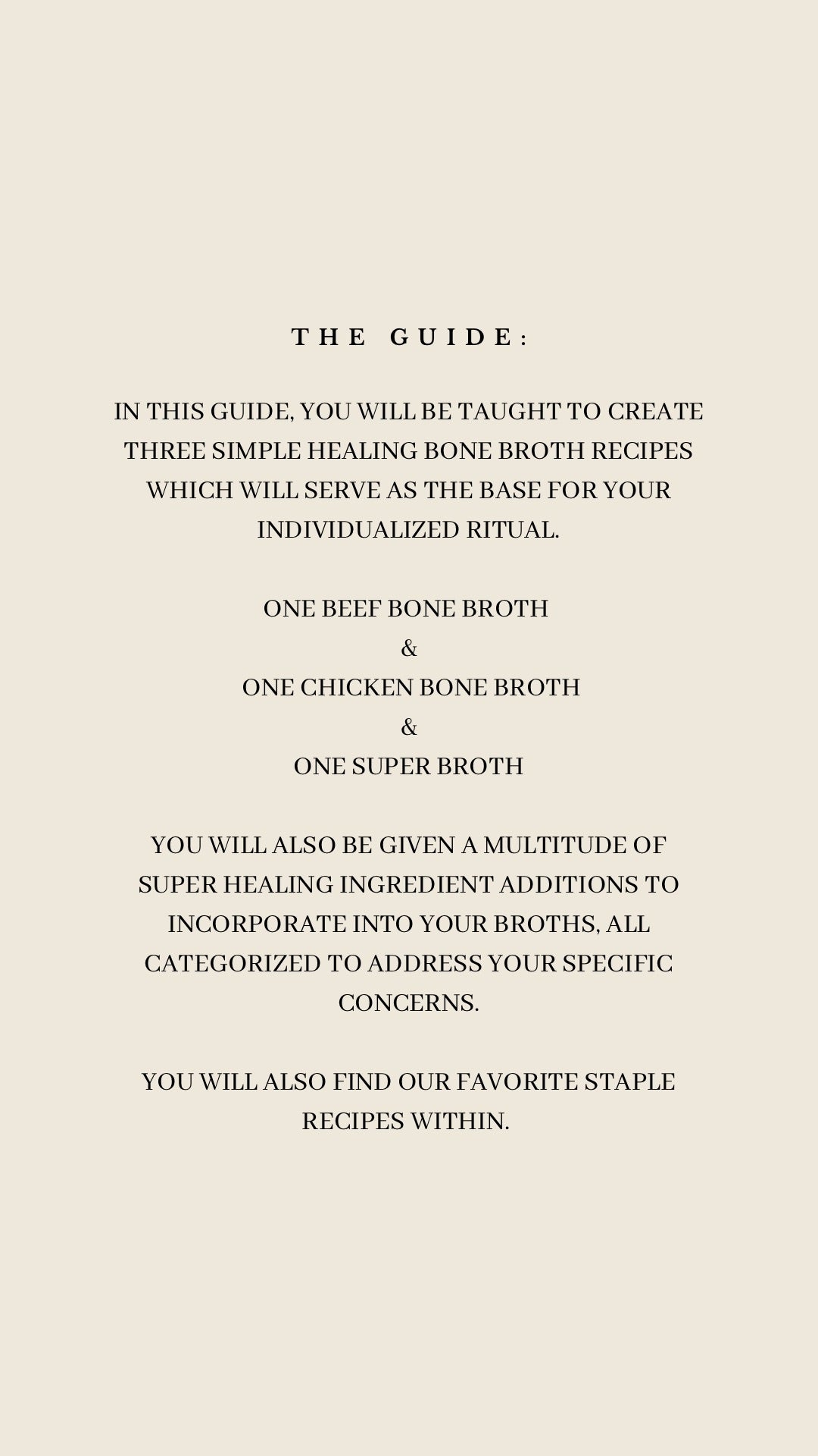 INTUITIVE HEALING: THE ULTIMATE BONE BROTH GUIDE